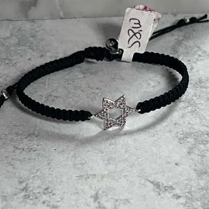 Tai bracelet Star of David bracelet black Jewish Star